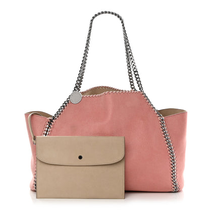 Stella McCartney Shaggy Deer Falabella Reversible Tote Blush Pink Beige 1 of 14