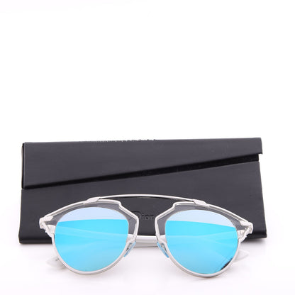 Christian Dior Mirrored So Real Sunglasses Crystal Silver White 11 of 11