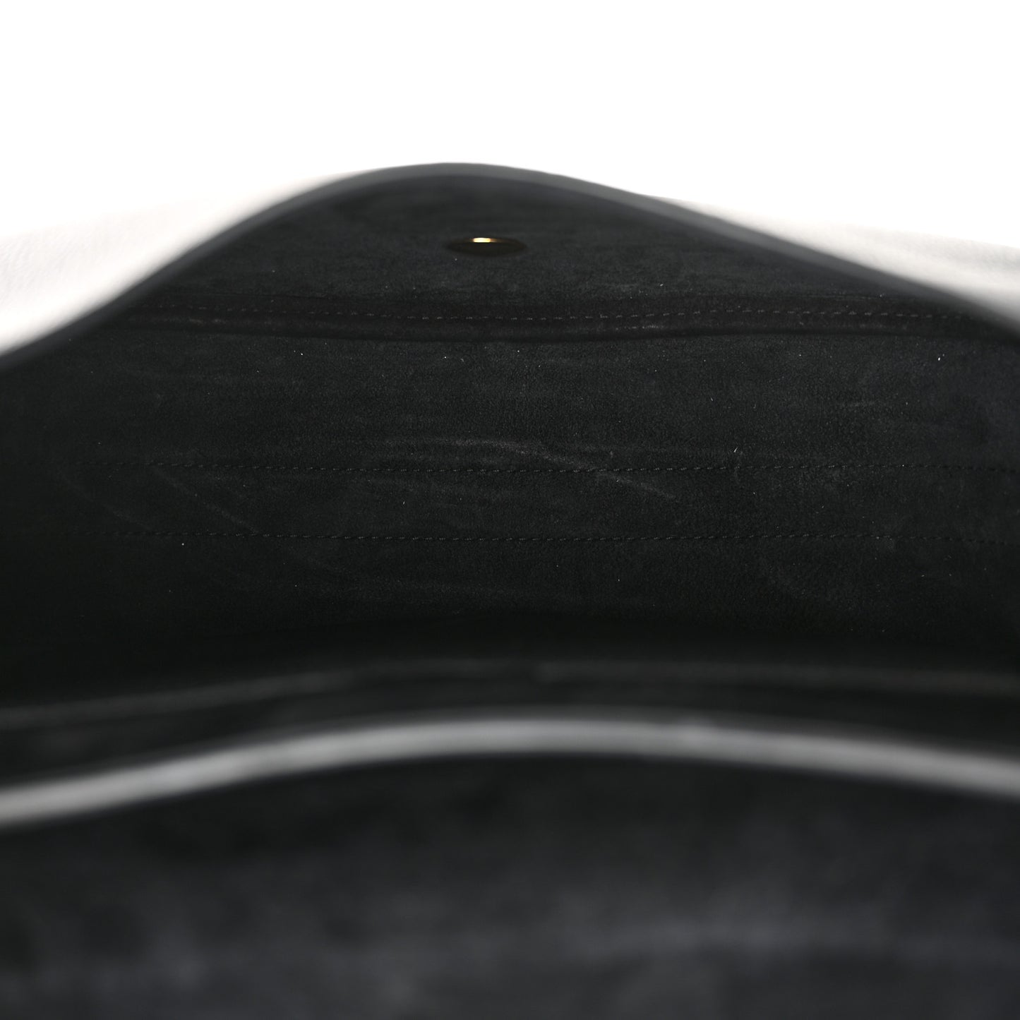 Grained Calfskin Large Bobby Flap Black