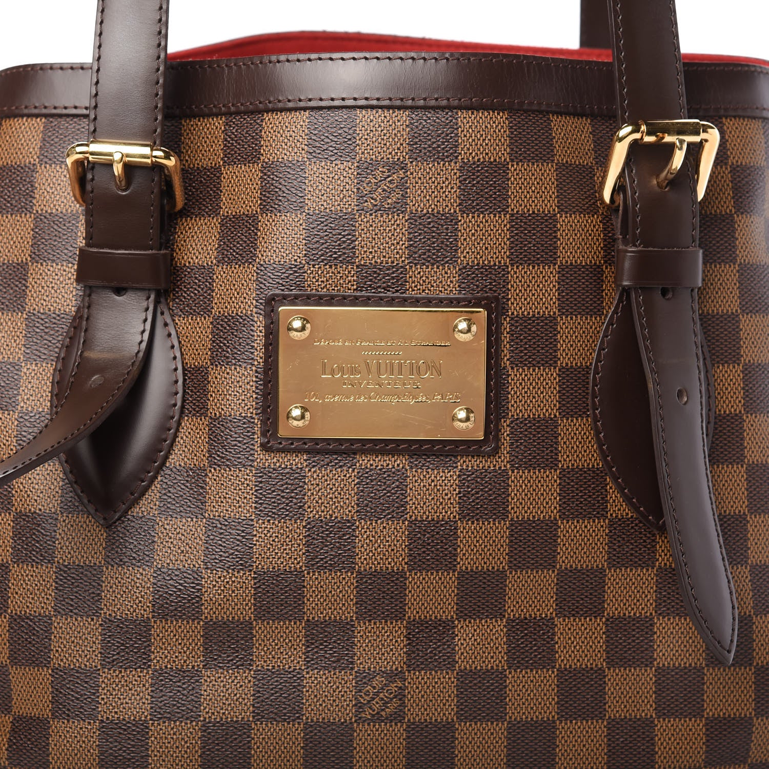 Louis Vuitton Damier Ebene Hampstead GM 9 of 9
