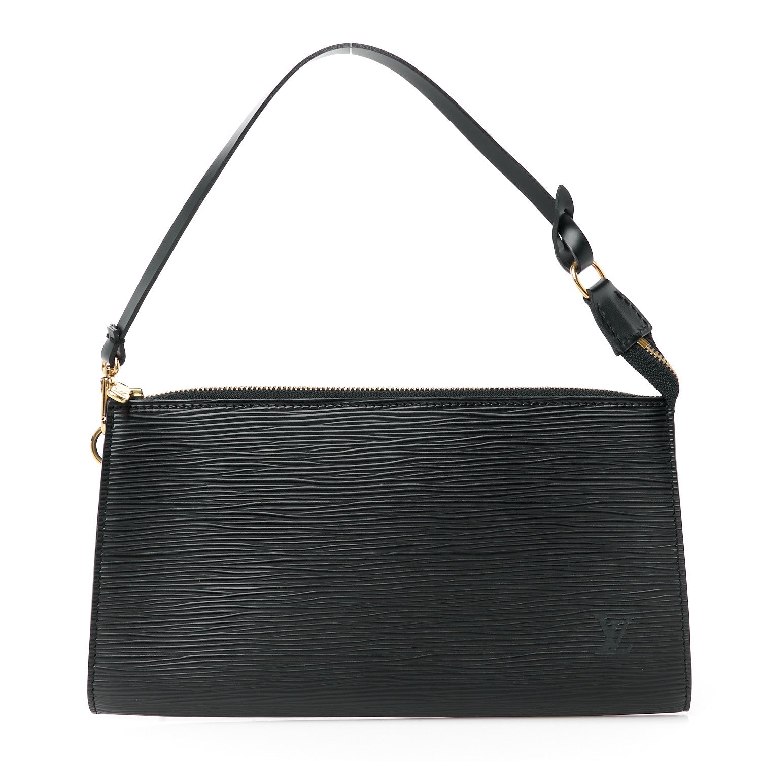 Louis Vuitton Epi Pochette Accessories 24 Black 1 of 11