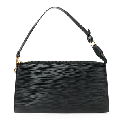 Louis Vuitton Epi Pochette Accessories 24 Black 1 of 11