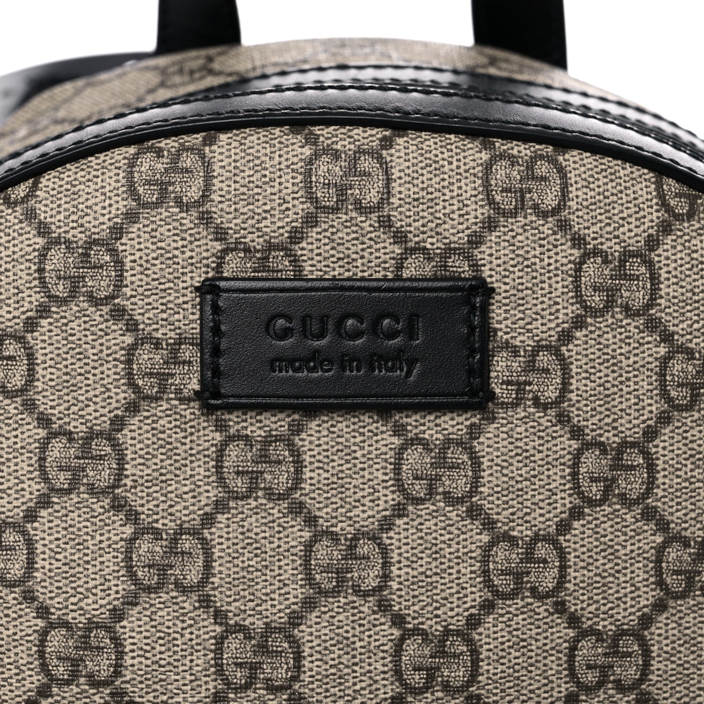 GG Supreme Monogram Small Eden Day Backpack Black