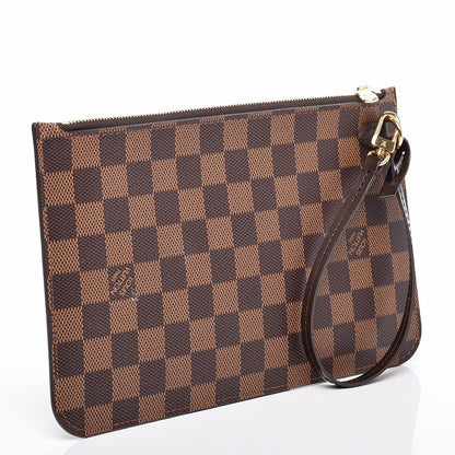 Louis Vuitton Damier Ebene Neverfull MM GM Pochette 3 of 8