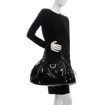 Gucci Patent Large D Ring Tote Black 2 of 7