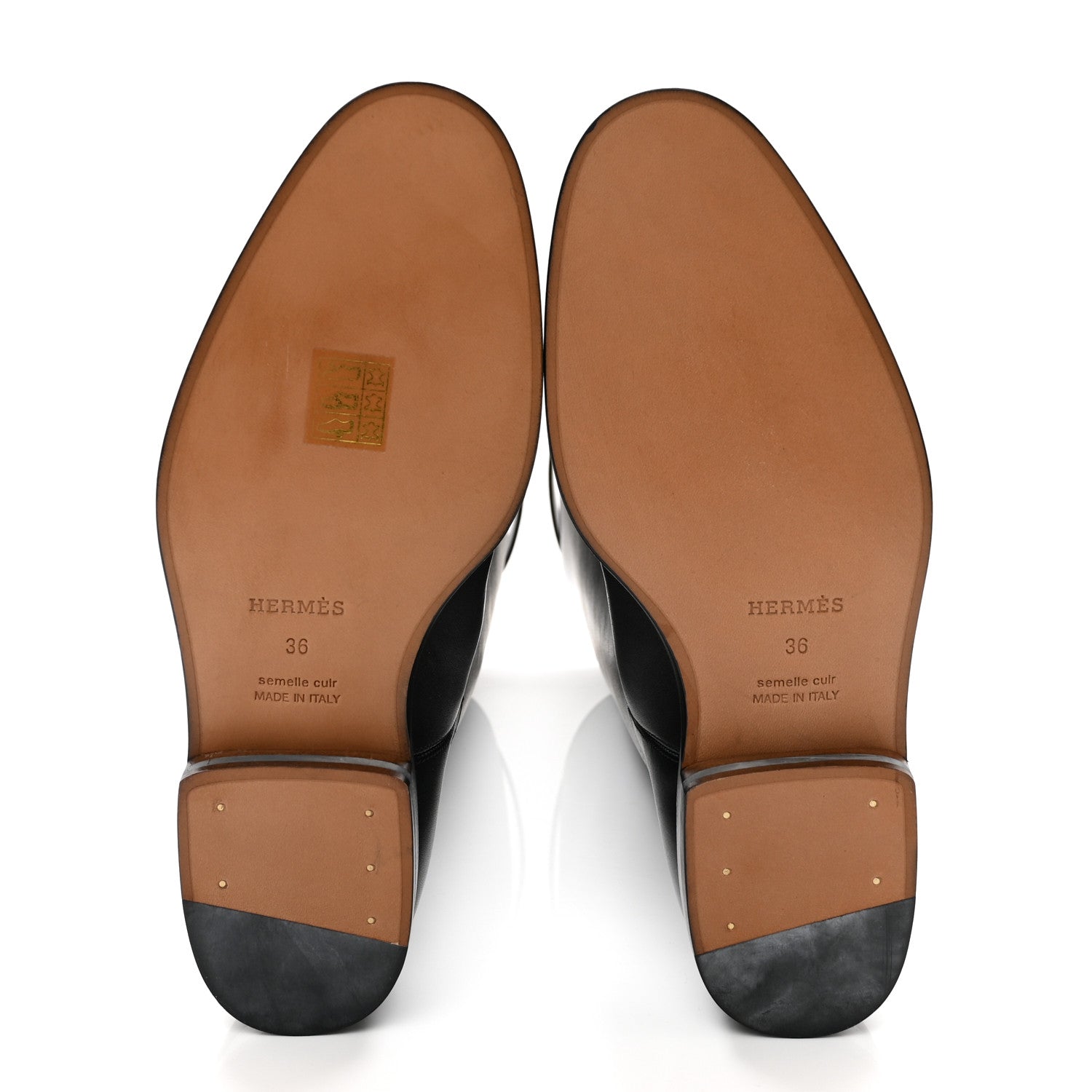 Hermes Box Kelly Jumping Boots 36 Black 5 of 9
