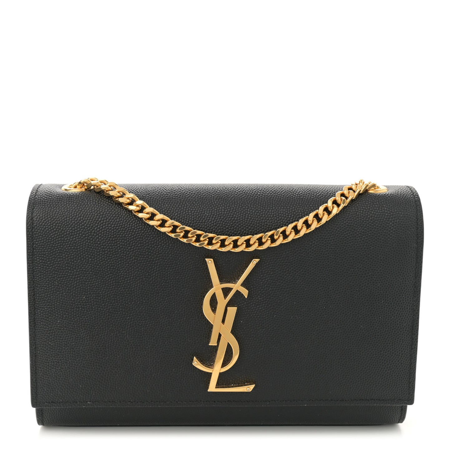 Grain De Poudre Small Monogram Kate Satchel Black