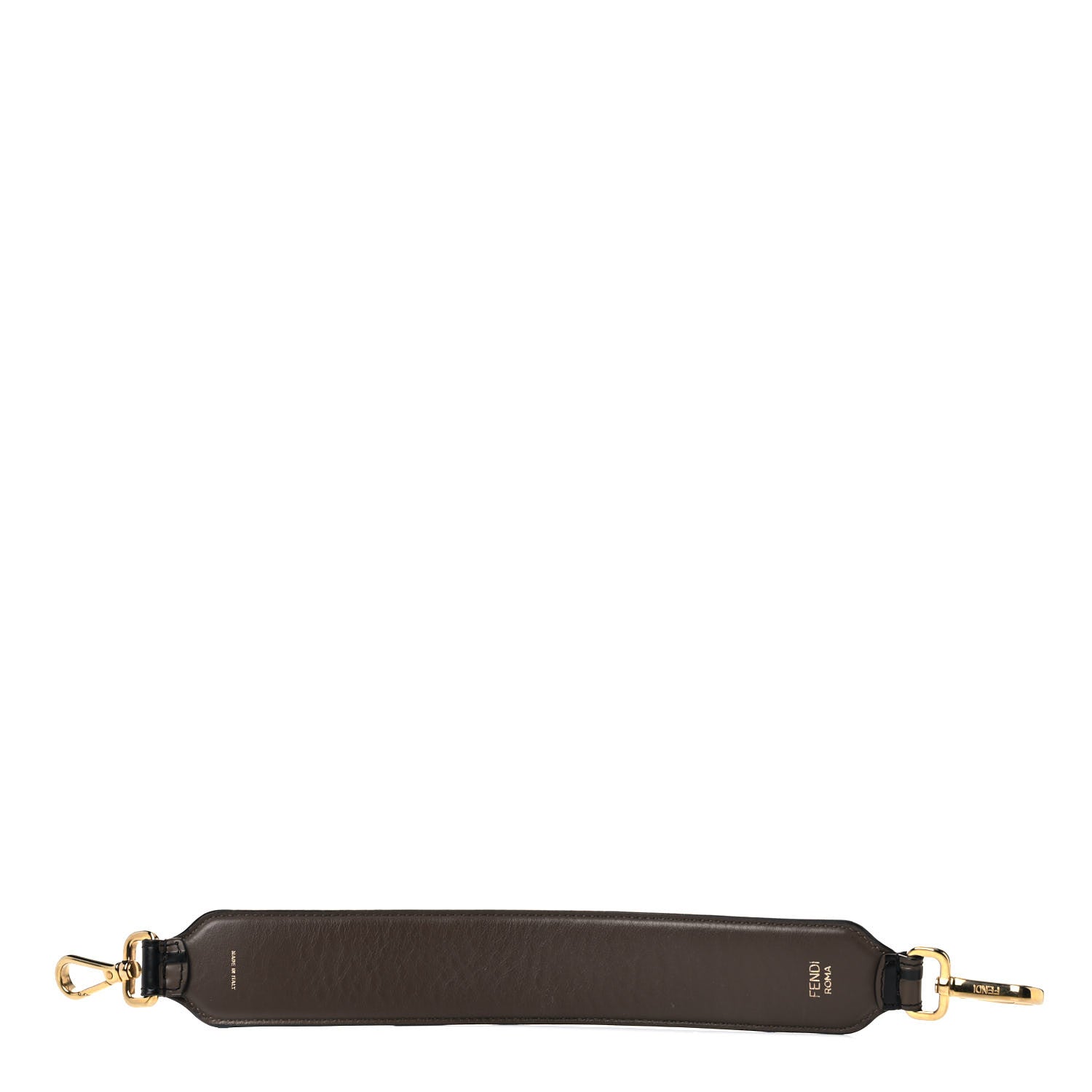 Fendi Calfskin FF 1974 Embossed Mini Strap You Maya Black 2 of 9
