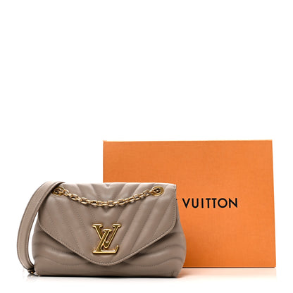 Louis Vuitton Calfskin LV New Wave Chain Bag Taupe 10 of 10