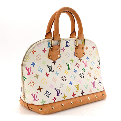 Louis Vuitton Monogram Multicolor Alma White 3 of 9