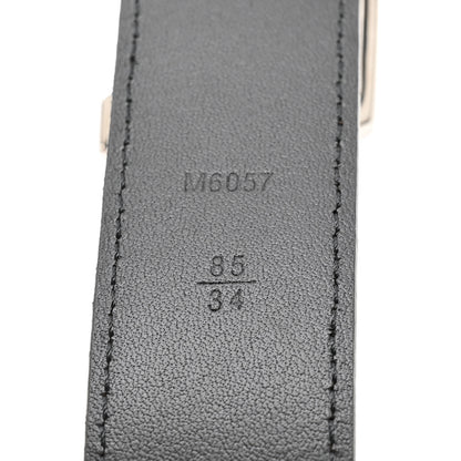 Louis Vuitton Damier Graphite 40mm LV Initiales Belt 85 34 3 of 7