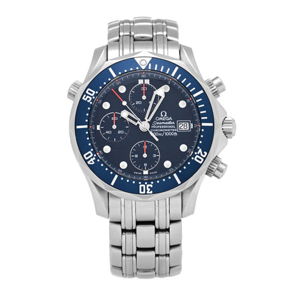 Omega Stainless Steel 42mm Seamaster 300M Chronograph Diver Automatic Watch Blue 2599.80.00 1 of 5