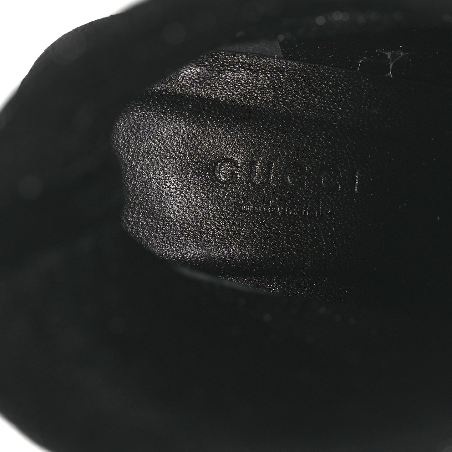 Technical Jersey Knit GG Monogram Square G 75mm Ankle Boots 38 Black Gray