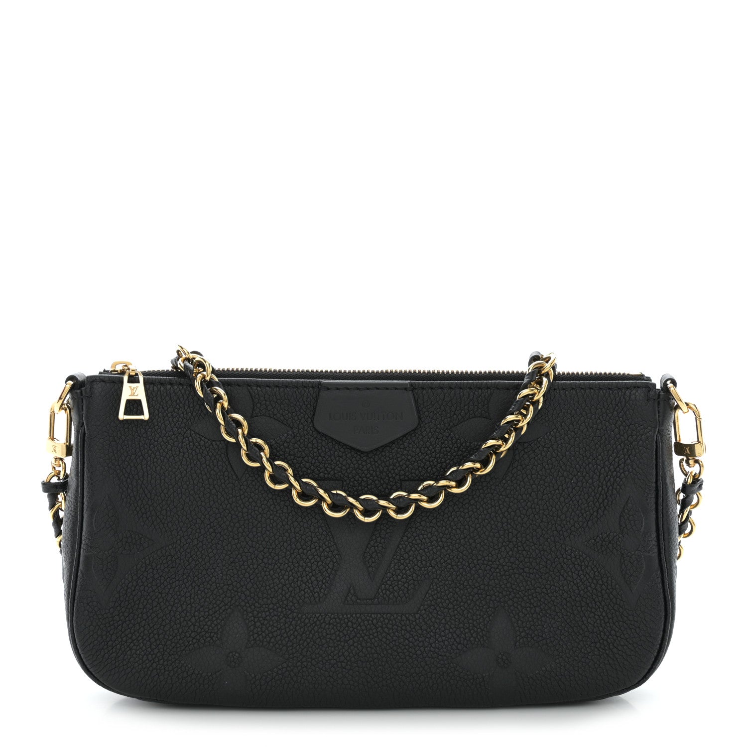 Louis Vuitton Empreinte Monogram Giant Multi Pochette Accessories Large Pochette Black 1 of 10