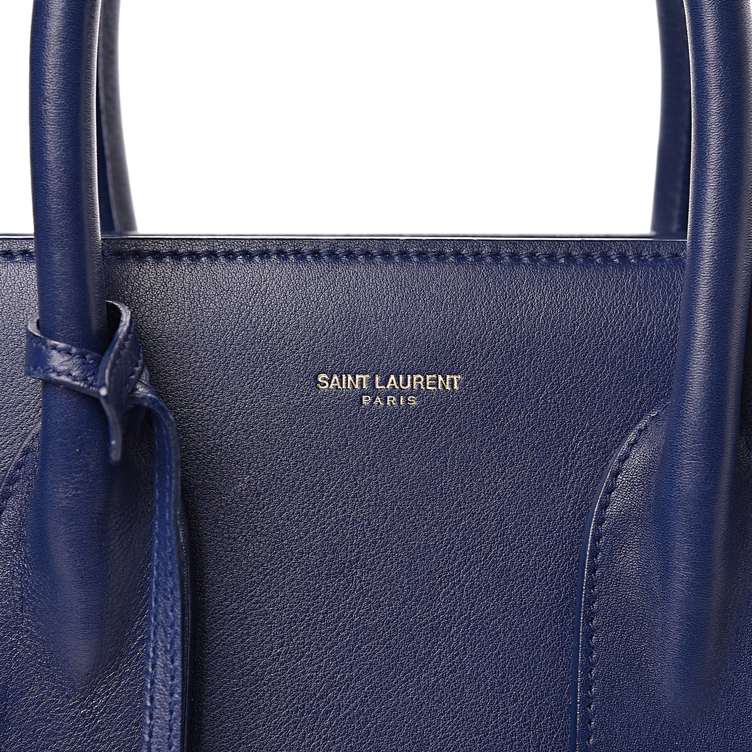 Saint Laurent Calfskin Small Sac De Jour New Marine 8 of 10