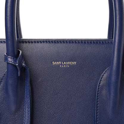 Saint Laurent Calfskin Small Sac De Jour New Marine 8 of 10