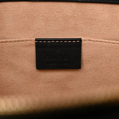 Gucci Suede Patent GG Web Small Ophidia Tote Bag Black 6 of 14
