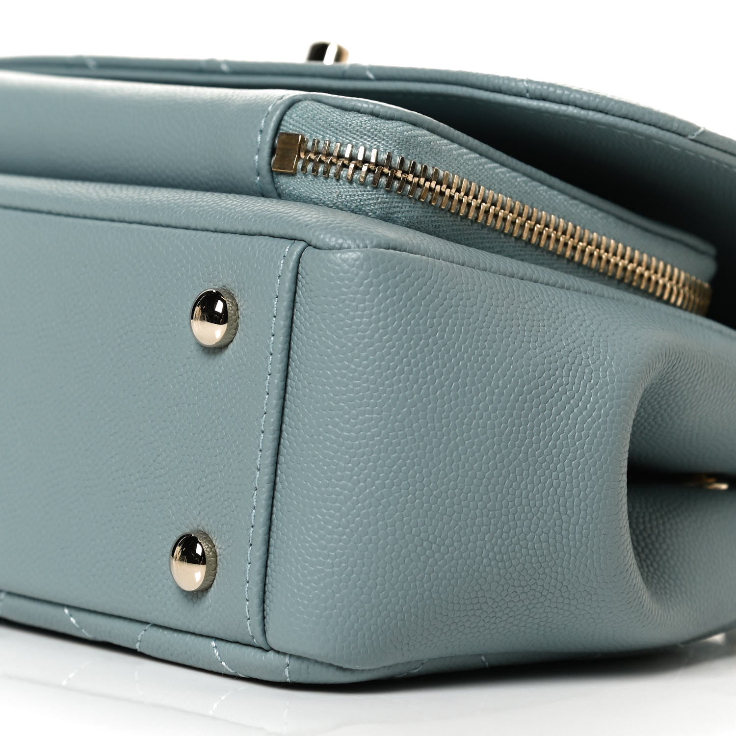 Chanel Caviar Quilted Small Business Affinity Flap Blue 10 of 12