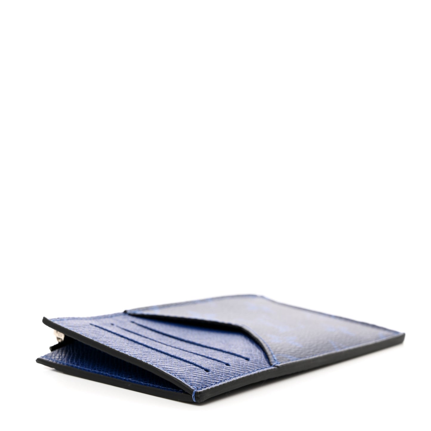 Monogram Taiga Coin Card Holder Cobalt