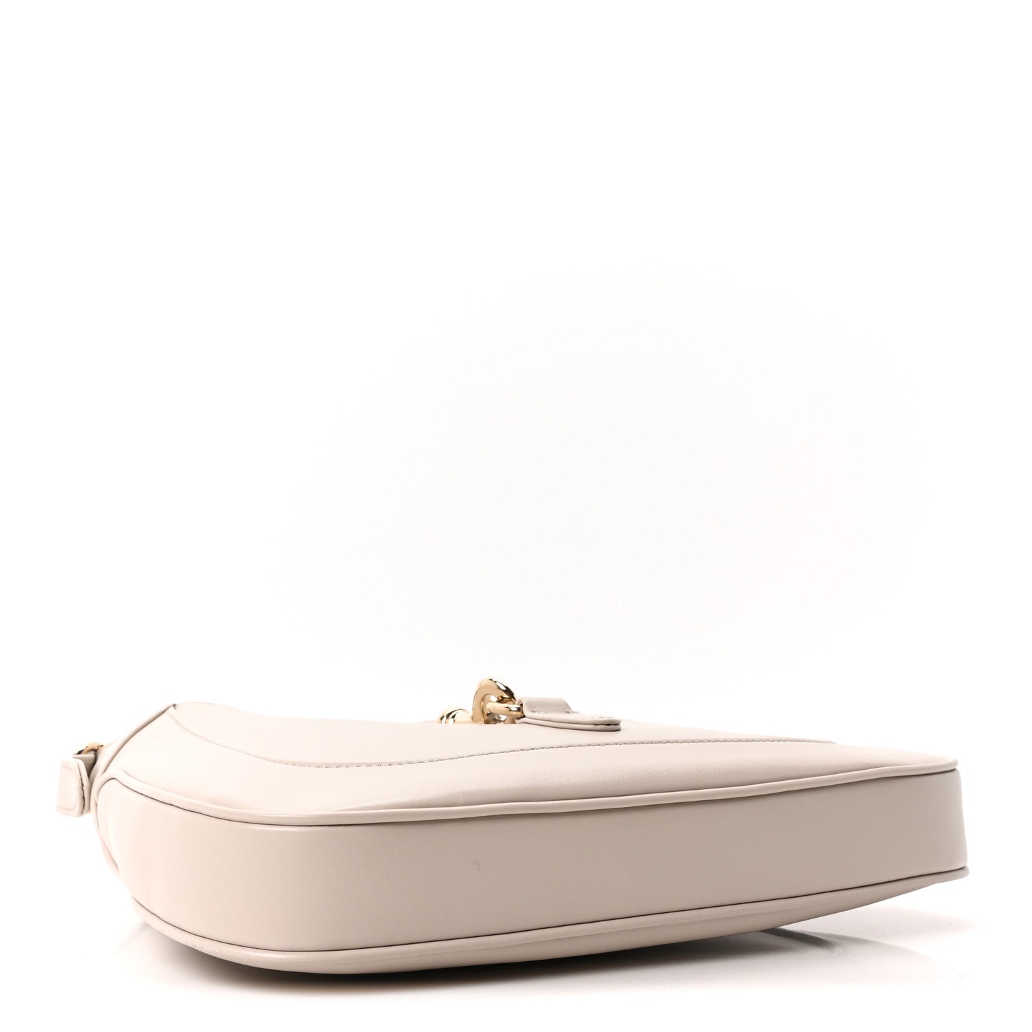 Gucci Ancora Calfskin Web Small Jackie Shoulder Bag Light Grey 4 of 10