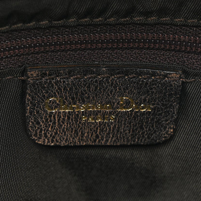 Christian Dior Distressed Calfskin Saddle Bag Brown 6 of 10