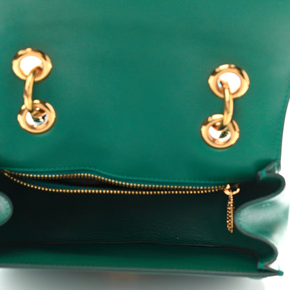 Dolce & Gabbana Smooth Calfskin Small DG Amore Shoulder Bag Dark Emerald 5 of 9
