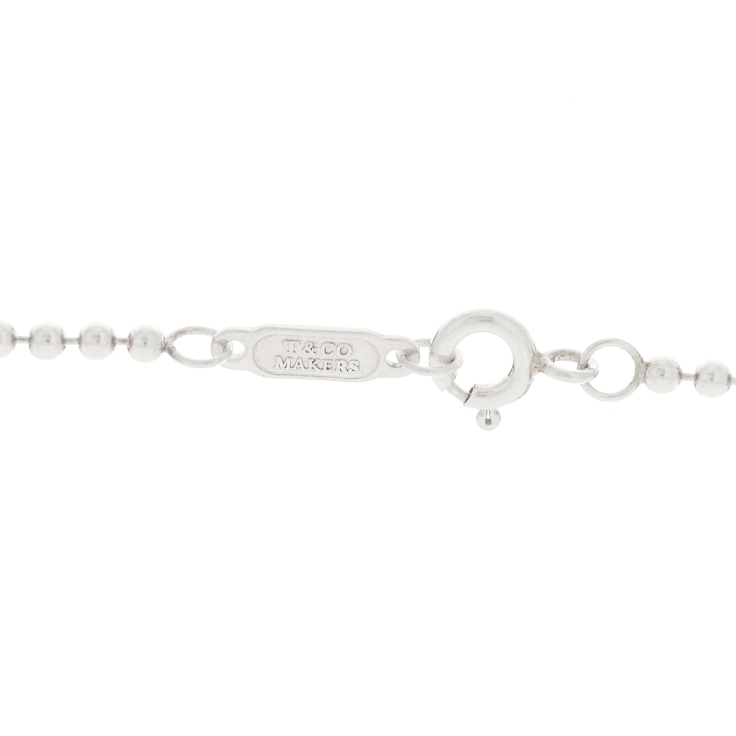 Sterling Silver 1837 Makers Square Pendant Necklace