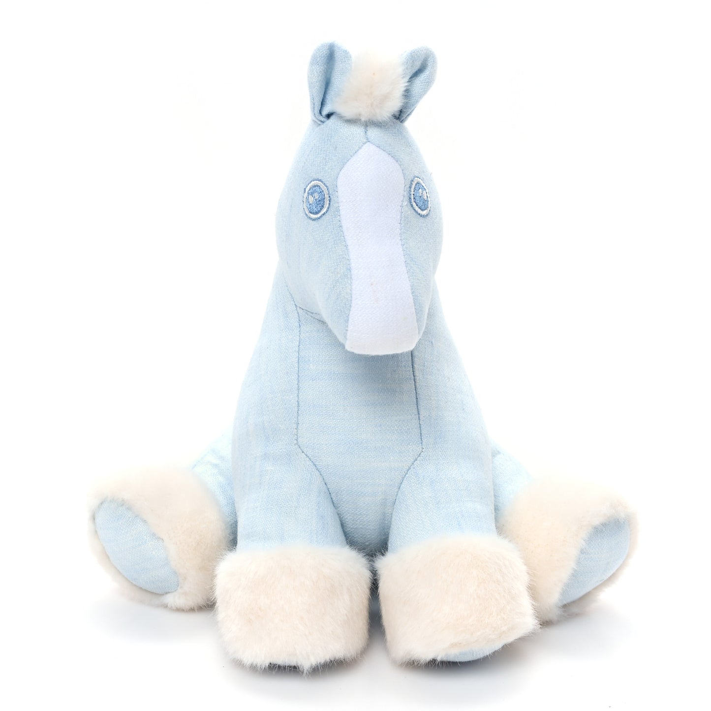 Linen Baby Hermy Plush Toy Bleu Glacier