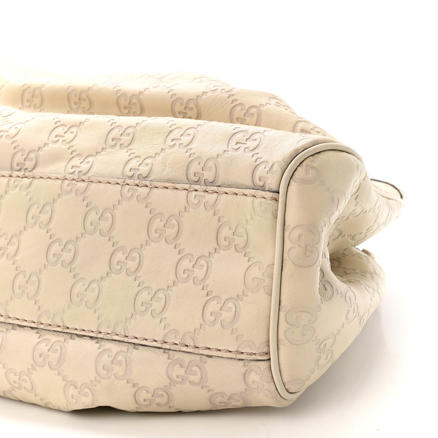Guccissima Medium Sukey Tote Mystic White
