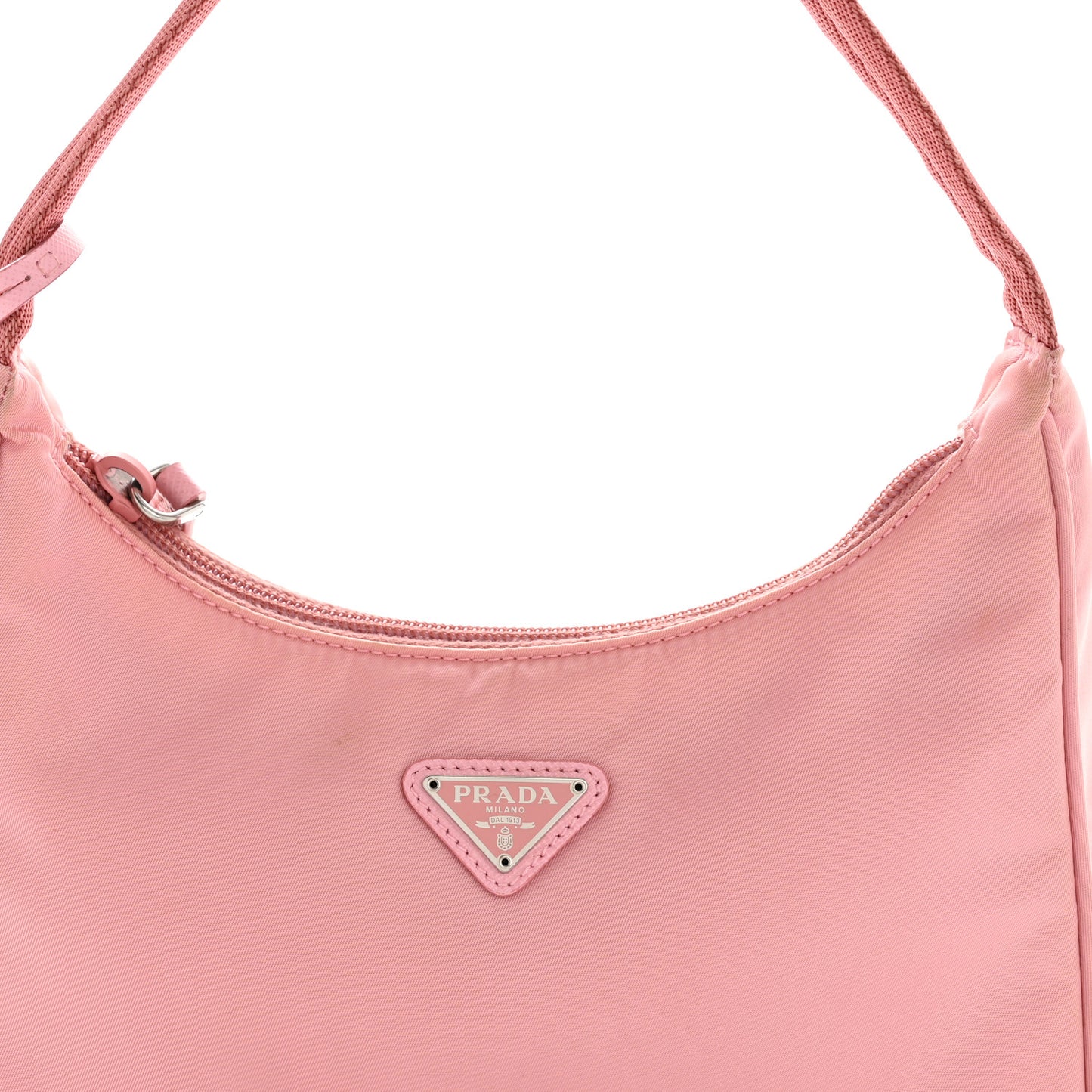 Tessuto Nylon Saffiano Mini Re-Edition 2000 Bag Rosa Rosa