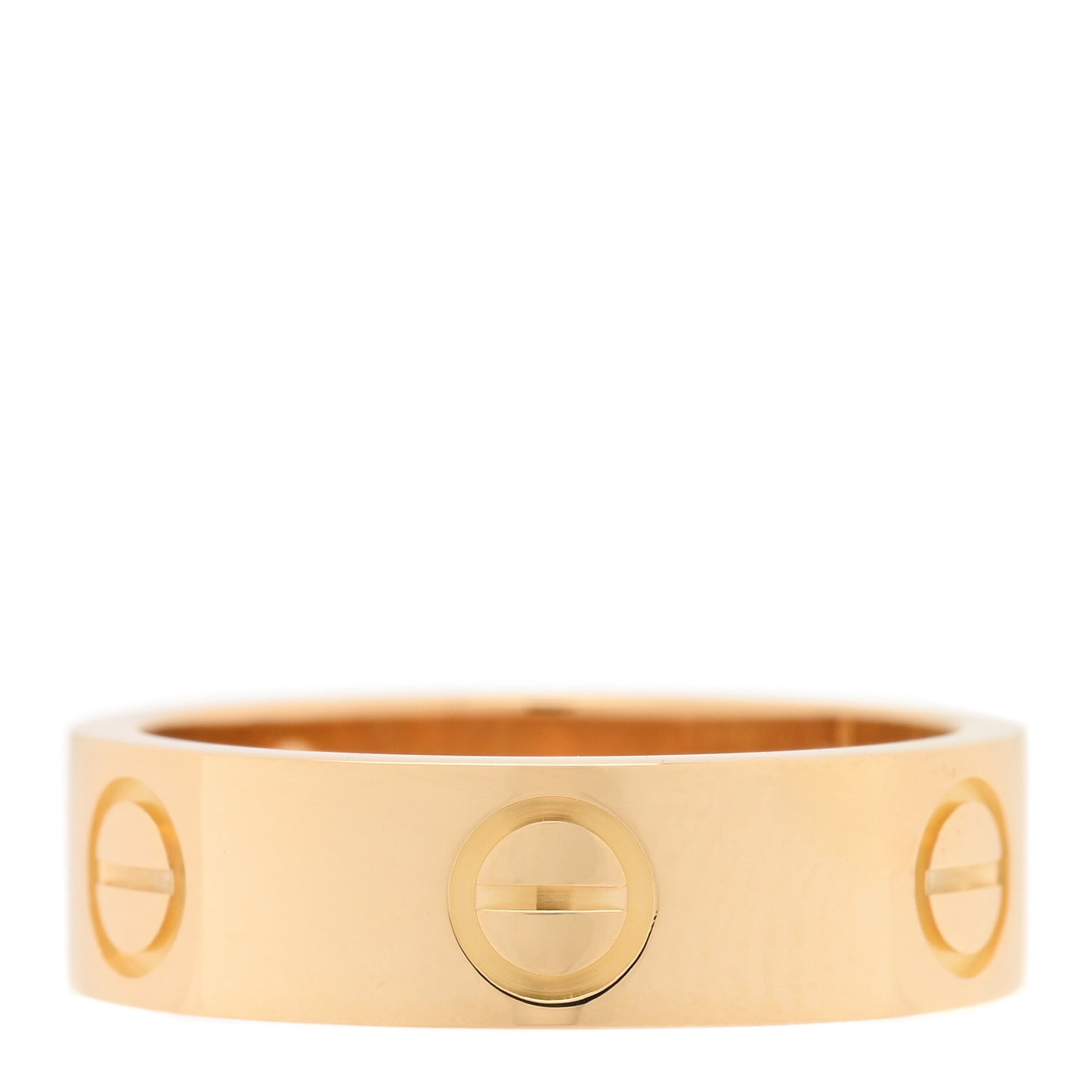 18K Yellow Gold 5.5mm LOVE Ring 52 6