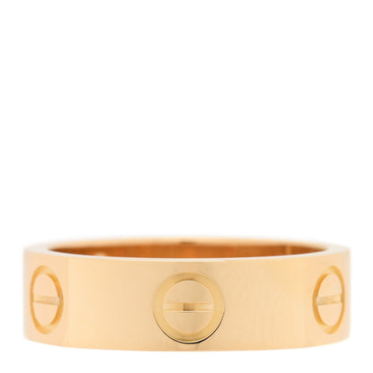 Cartier 18K Yellow Gold 5.5mm LOVE Ring 52 6 3 of 4