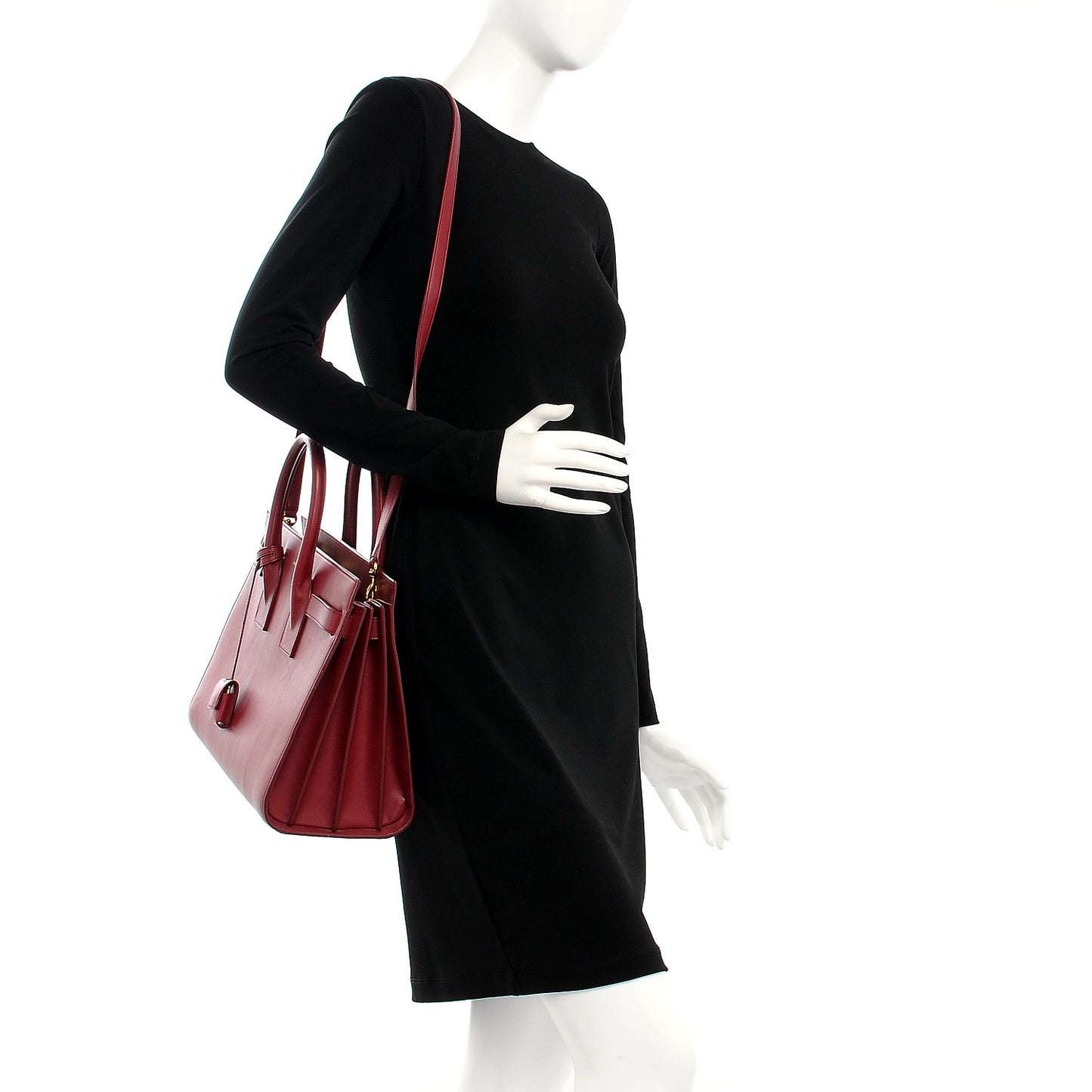 Calfskin Small Sac De Jour Oxblood