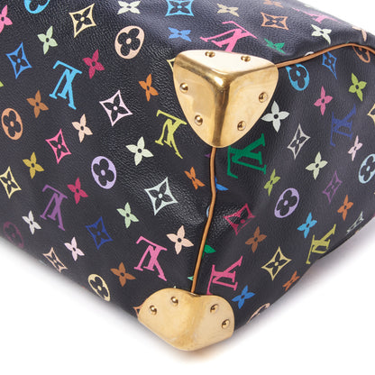 Louis Vuitton Monogram Multicolor Speedy 30 Black 5 of 8