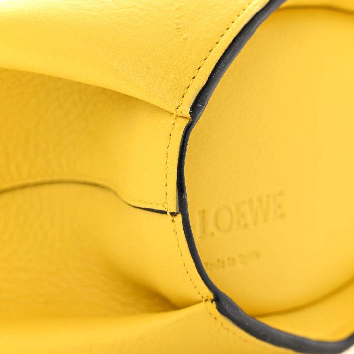 Calfskin Mini Elephant Crossbody Bag Yellow