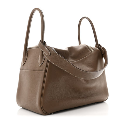 Hermes Taurillon Clemence Lindy 34 Etoupe 3 of 11