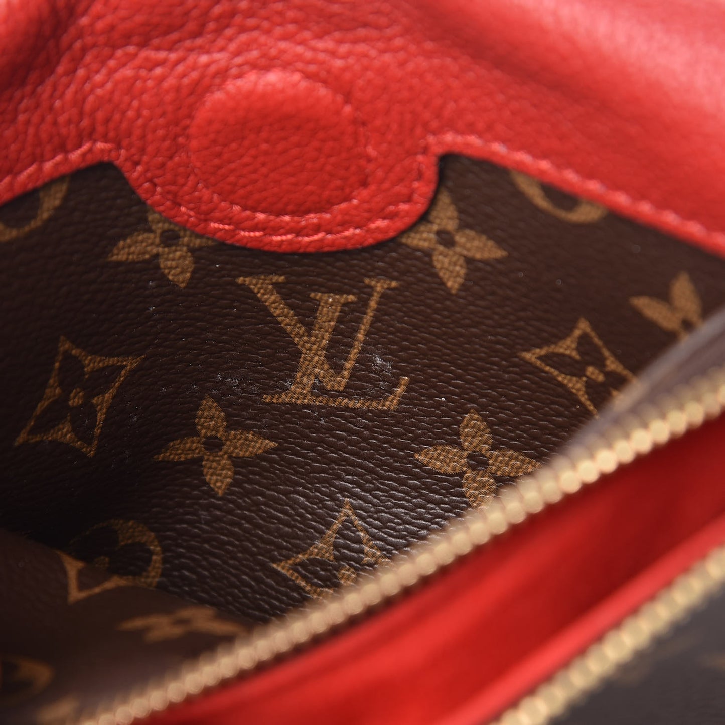 Monogram Twice Pochette Cherry