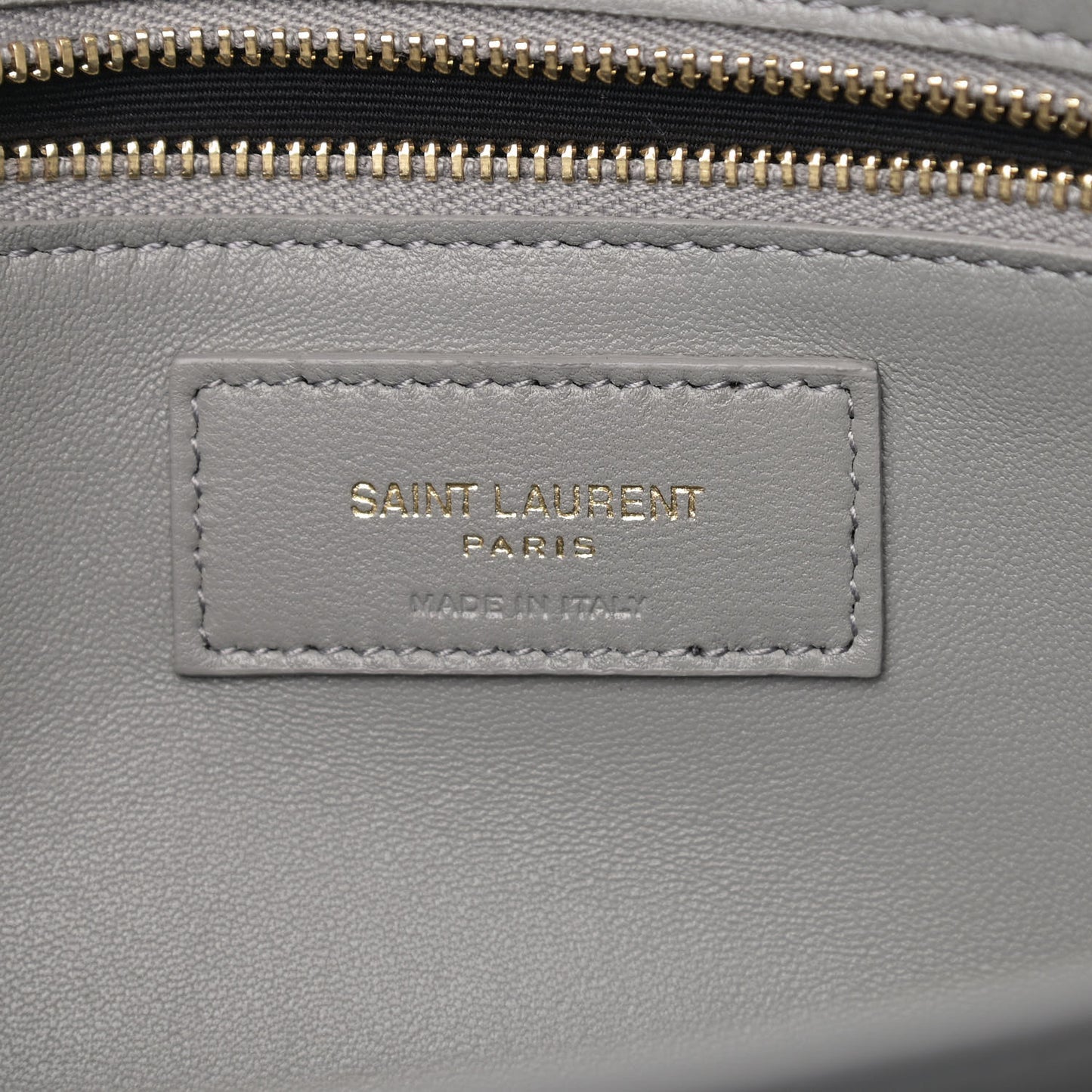 Smooth Calfskin Le Maillon Satchel Grey