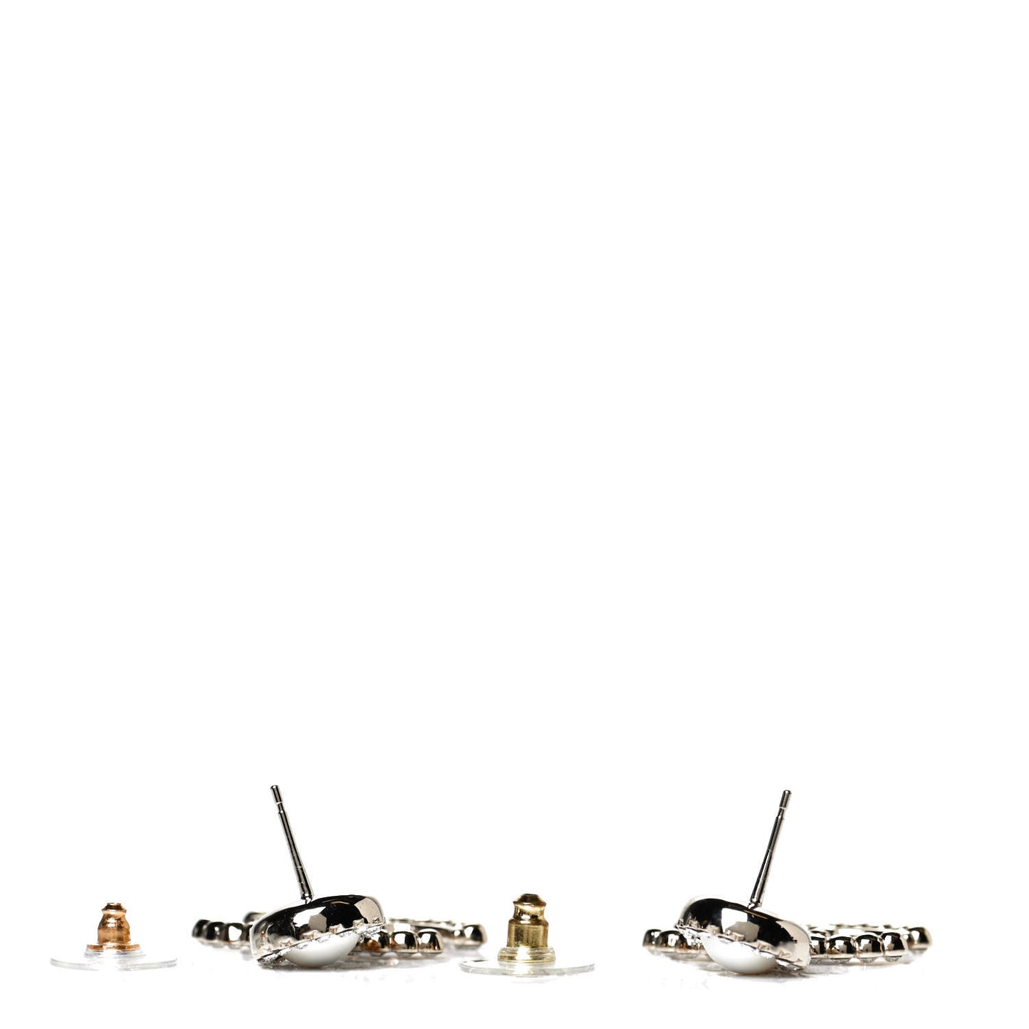 Crystal Pearl Bow-tiful CC Drop Earrings Gold