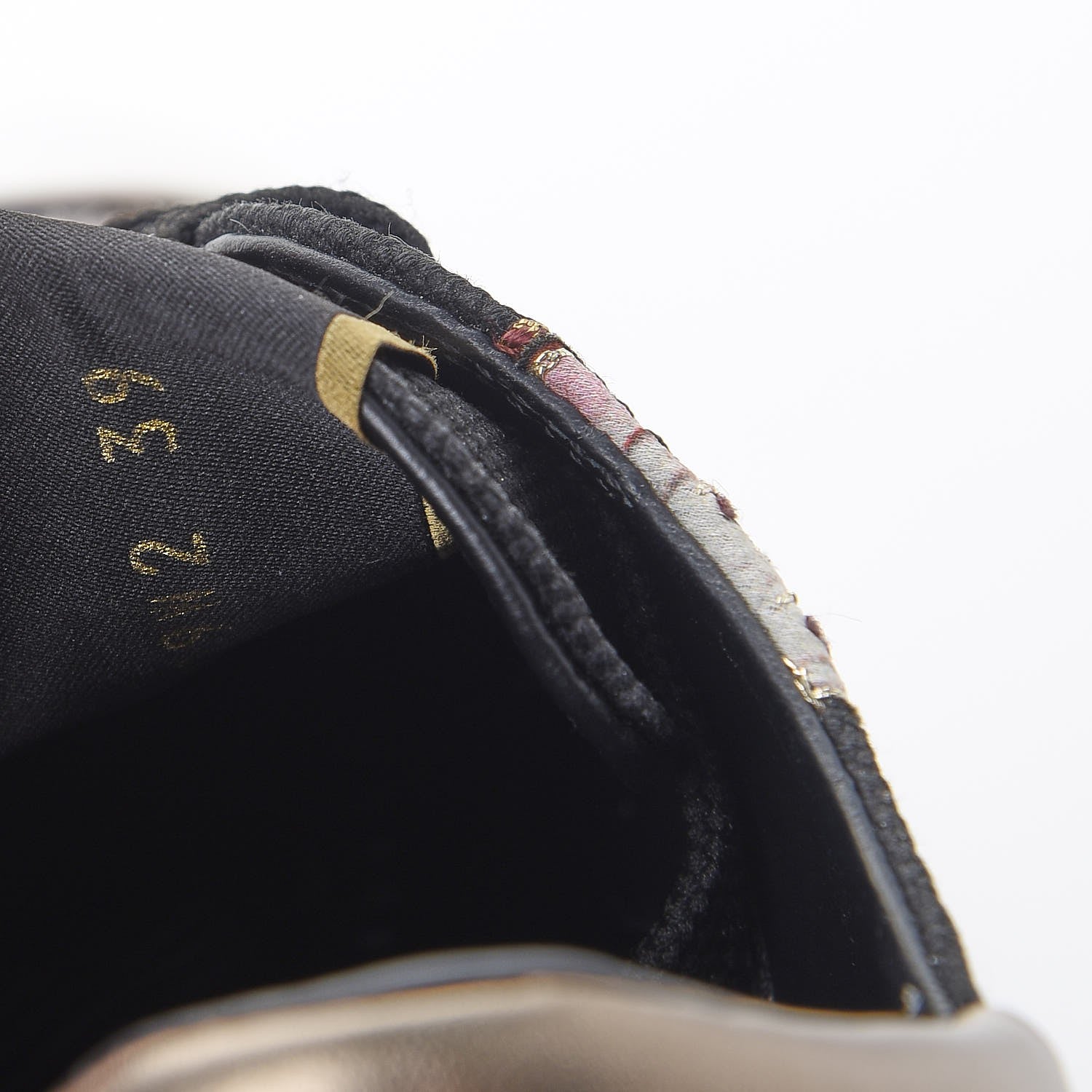 Valentino Garavani Canvas Embroidered Womens Low Sneakers 39 Black Multicolor 8 of 10