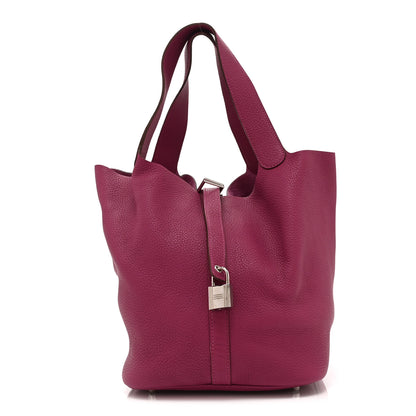 Hermes Taurillon Clemence Picotin Lock 26 GM Tosca 1 of 10