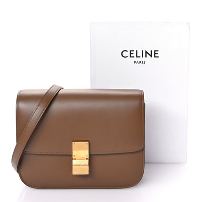 Celine Box Calfskin Medium Classic Box Flap Bag Camel 12 of 12