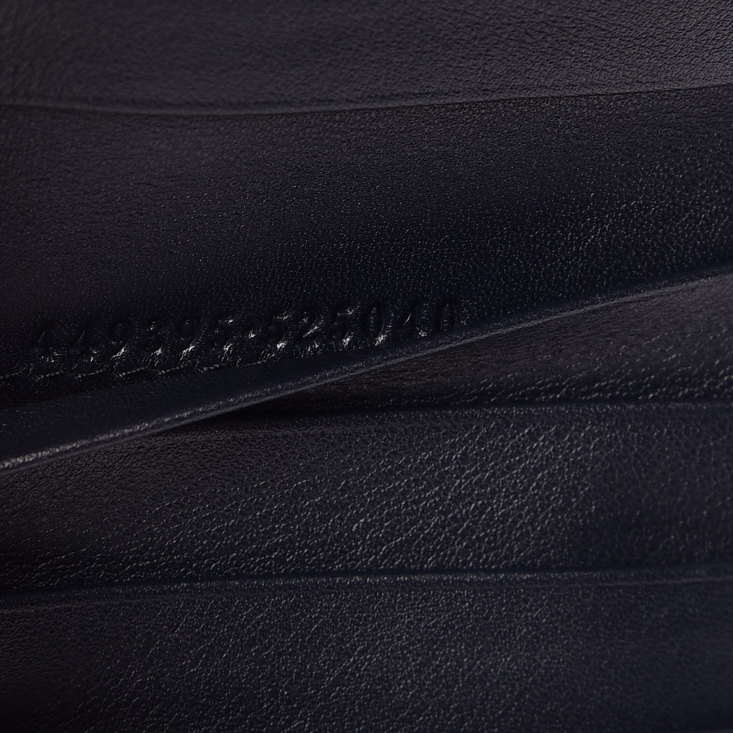 Microguccissima Compact Wallet Navy