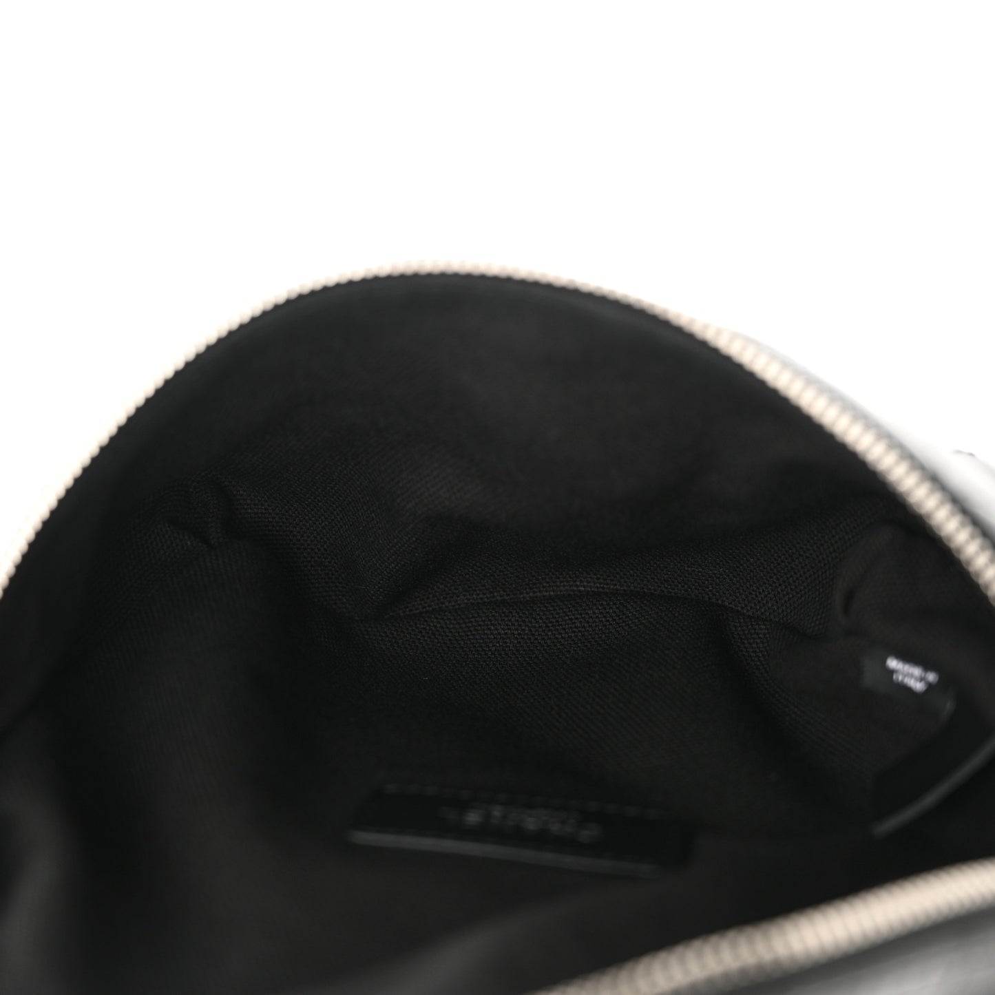 Calfskin Quilted Waist Belt Bag Black