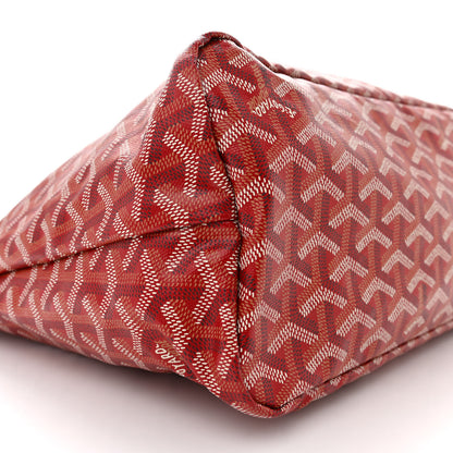 Goyard Goyardine Boheme Hobo Red 9 of 11