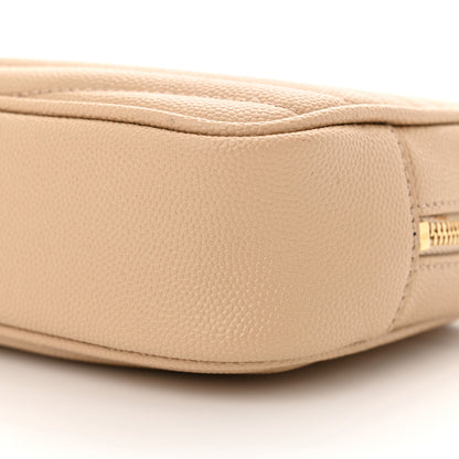 Saint Laurent Grain De Poudre Matelasse Monogram Mini Lou Camera Bag Nude Powder 10 of 12