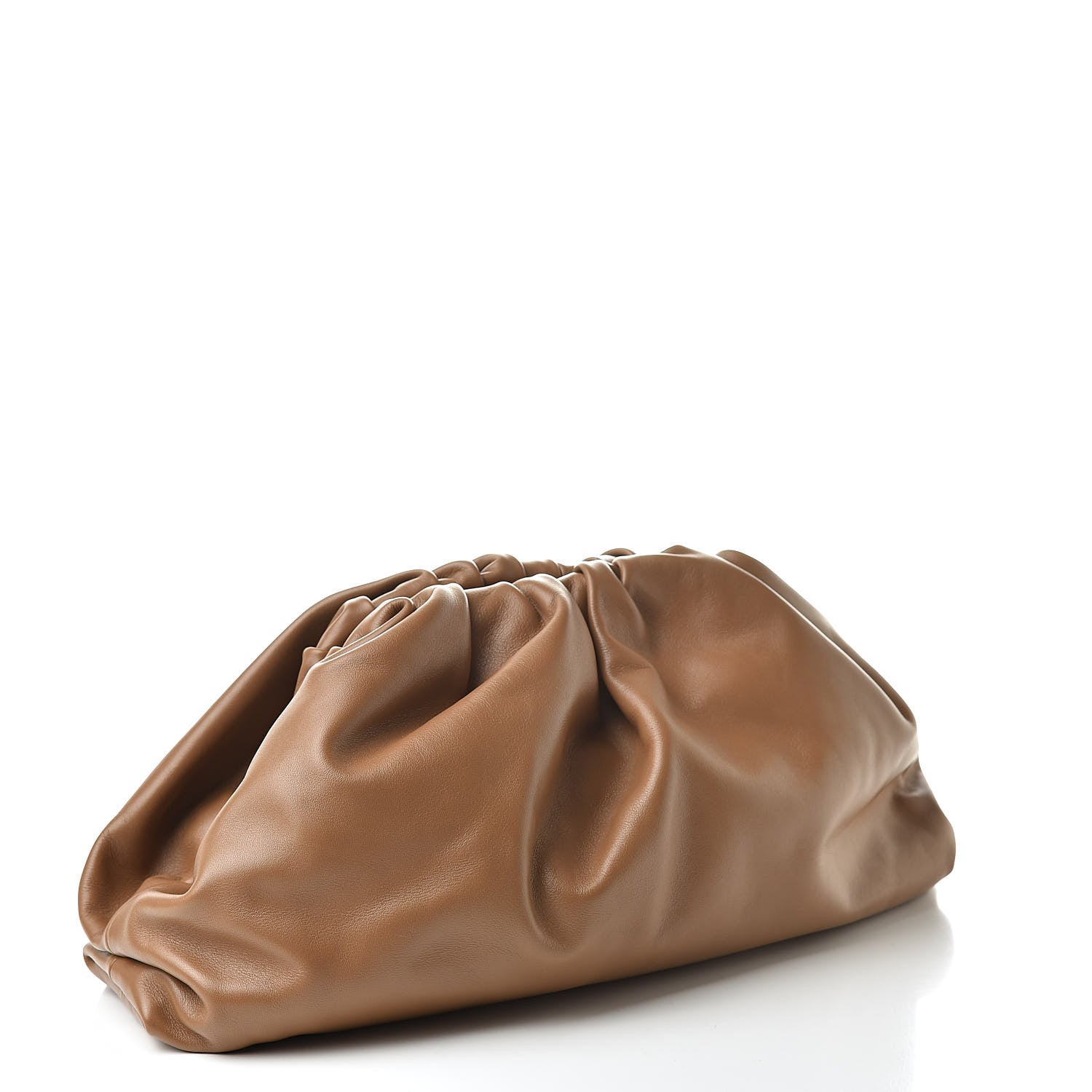 Bottega Veneta Smooth Butter Calf The Pouch Oversized Clutch Cammello 3 of 10
