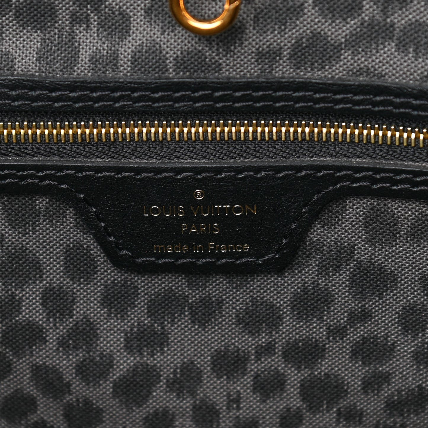 Monogram Giant Wild At Heart Neverfull MM Black