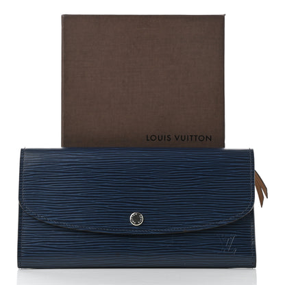 Louis Vuitton Epi Emilie Wallet Indigo 8 of 8