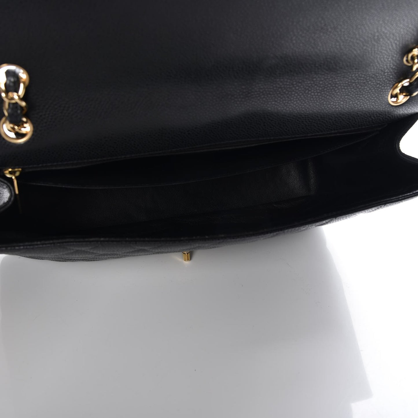 Caviar Quilted Maxi Single Flap Black